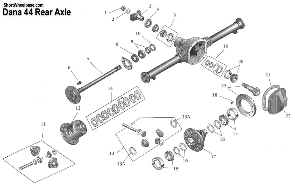 Jeep 3.55 rear end